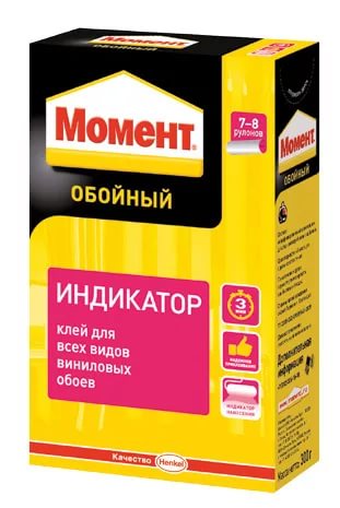 Обойный клей Момент Винил индикатор 300г