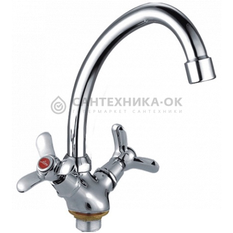 Смеситель LEDEME для  кухни, цинк, керамическая кран-букса   (L200)/L4112