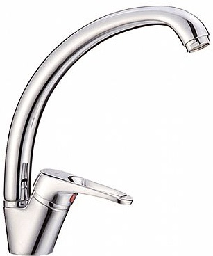 Смеситель LEDEME для  кухни, латунь, керамический картридж d=35 (L200)/4113