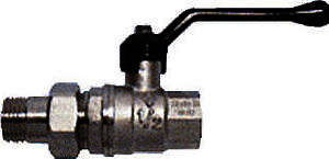 BUGATTI  Кран шаровый со сгоном   В-Н 1/2" ручка рычаг /320-L