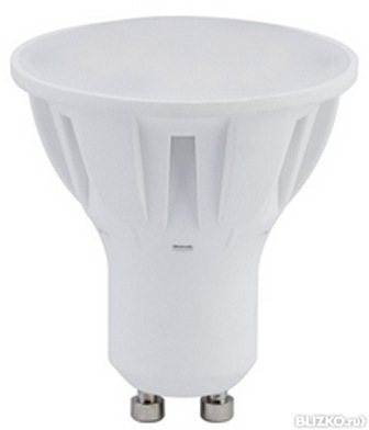 Лампа LED GU10 5,4W/5W/ 230V/2800К/теплый/Экола/DUWI