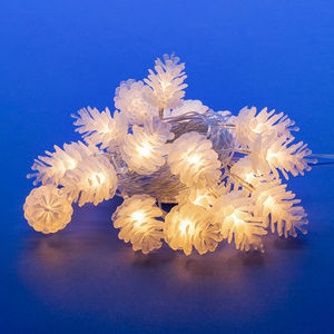 Гирлянда-нитьULD-S0280-020/DTA "Шишки" 20LED тепл белый 2.8м 8реж IP20