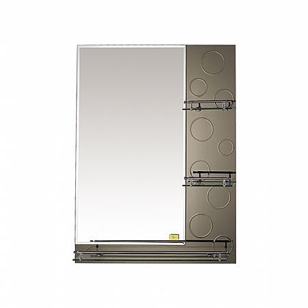 Зеркало LEDEME 800*600 с тремя полочками/L675