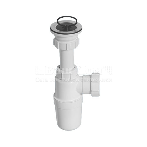 Сифон для раковины McAlpine MRSK1-А 1 1/2"х40 мм с выпуском