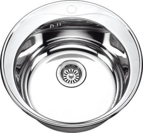 Мойка круглая нержавеющая D51  0.6*165 ECO