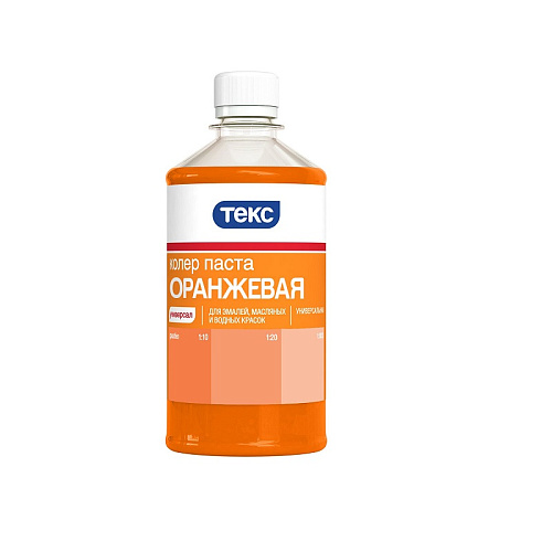 Паста колеровочная универсальная оранжевая 0,1л