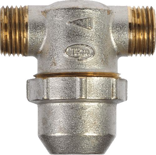 Фильтр TERMA прямой 3/4" Н-Н никель/33257