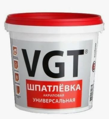 Шпатлёвка универсальная для наружных и внутренних работ влагостойкая 1,7кг ВГТ