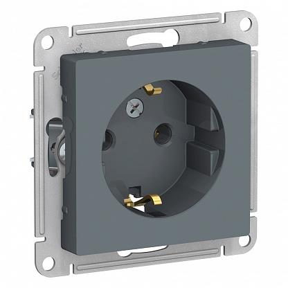 Механизм розетки с/заземлением грифель 16А AtlasDesign/ATN000743