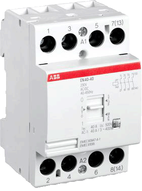 Контактор ABB ESB 4 п40-40 40А 220V АС/DC/4НО
