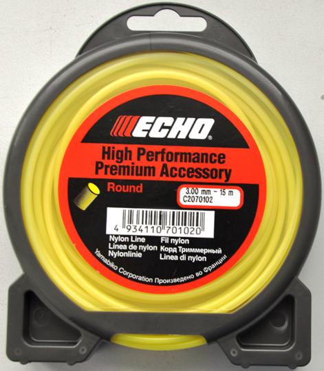 Леска для трим. ECHO 3,0мм*15м (круглый)