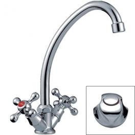 Смеситель  LEDEME для  кухни, цинк, керамическая кран-букса  (L200)/4026