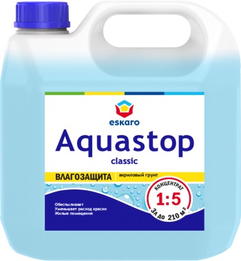 Грунт Aquastop 3 л. Eskaro Classic