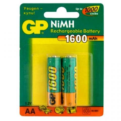 Аккумулятор GP 1600mA 1,2V R06