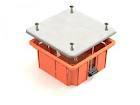 Коробка распаячная скрытой установки 92х92х45 в гипрок с лапками GE