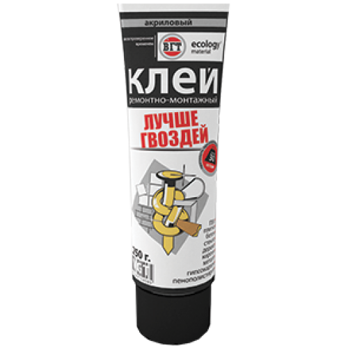 Клей акриловый Ремонт-монтаж 0,25кг ВГТ