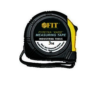 Рулетка Хард 3 м х 16 мм FIT/17203