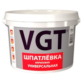 Шпатлёвка универсальная для наружных и внутренних работ влагостойкая 1кг ВГТ