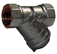 Фильтр косой Valtec  1" В-В  никель /192