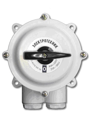 Выключатель пакетный в корпусе ВП3*16А/220V;10/380V/М1 IP-56