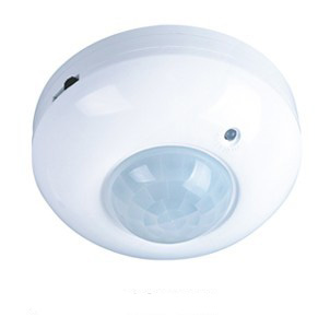 Датчик движения 1200Вт белый 360°   IP33  2-8 м /КРУГ-011/DUWi