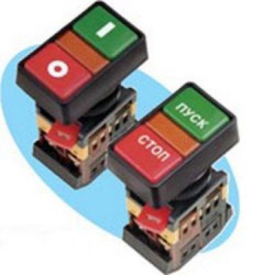 Кнопка Пуск-Стоп РРВВ-30N 1з1р d30мм/230V/ИЭК/TDM