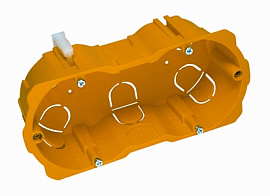 Коробка установочная в гипрок 2-я 151*71*45/КМ-251 Schneider electric