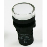 Светосигнальный индикатор AD22DS(LED) белый/220V /ИЭК/TDM