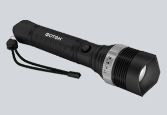 Фонарь Фотон  MR-1800, 1W с линзой, луч 85м.2xR6, 
