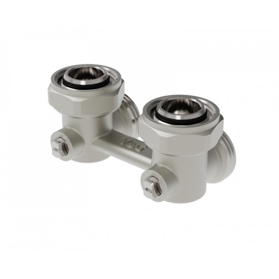 Узел Н-образный угловой  V&G с шаровыми затворами 3/4"Вх3/4"  VG-605202