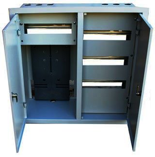 ЩРУ3в-48 Щит 3 фазный счетчик+48 автоматов скрытой установки IP31/550*610*165 ИЭК ***