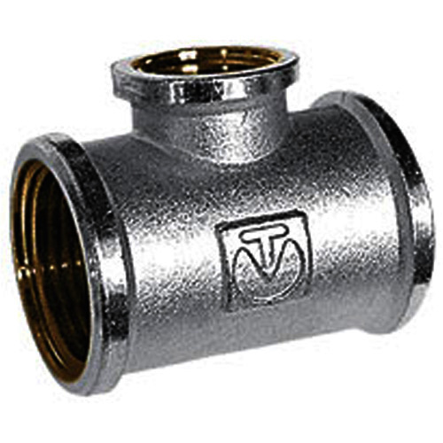 Тройник  3/4" * 1/2" * 3/4"  ВН.Р. никель  /750