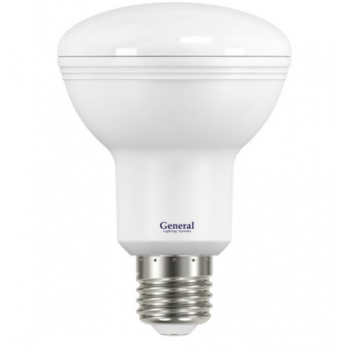 Лампа LED R80 Е27 10Вт/2700К/теплый цвет/General