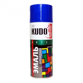 Kudo 1011 Эмаль аэрозоль универсальная синяя глянцевая (ф.-520 мл)