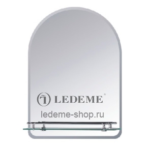 Зеркало LEDEME 600*450 с полочкой /L680
