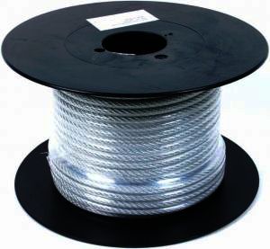 Трос PVC 6/8мм в оболочке