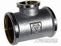 Тройник  1" * 3/4" * 1" ВН.Р. никель  /750