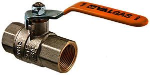 Valgas Кран шаровый газовый В-В 1/2" ручка рычаг/271