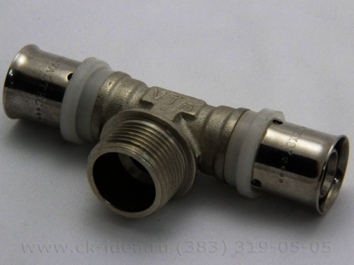 VALTEC Тройник пресс  20*3/4" НАР.Р/233