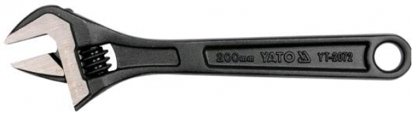 Ключ разводной  8"-200 мм черный /2776020