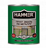 Грунт-эмаль по металлу HAMMER бежевый (ф.-0,9 кг)