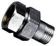 Американка (сгон прямой)   1 1/2" В-Н  никель /341