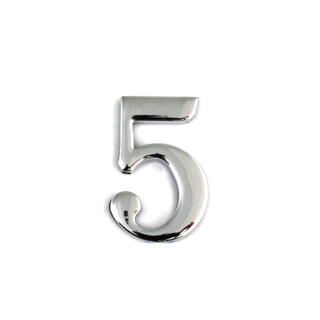 Цифра "5" Хром