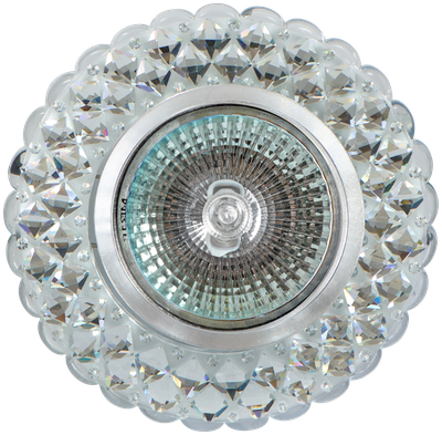 Светильник точечный MR16 прозрачный с LED подсветкой 3вт/FT971/FT979