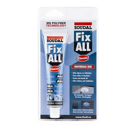 Клей - герметик SOUDAL Fix All Super strong унив. белый 80 мл ( 122392)