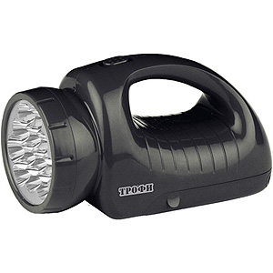 Фонарь прожектор Трофи TSP12 12+18 led аккумулятор 4v 1.5Ah зарядка 220v