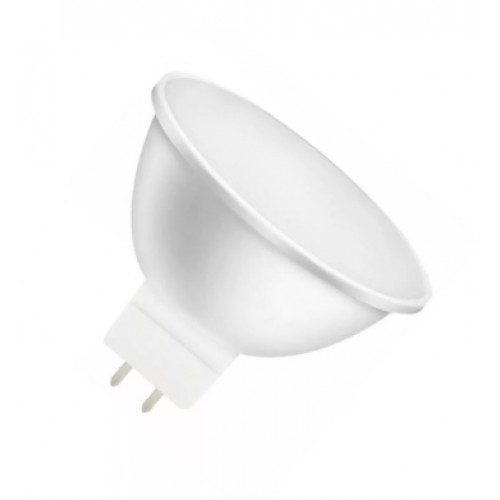 Лампа светодиодная MR16/ GU5.3/5W /3000К/400Лм/220В/теплый свет/OSRAM