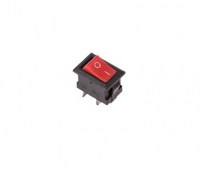 Микро выключатель красный 3А/220/2к/ON-OFF 