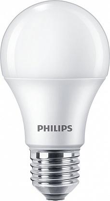Лампа светодиодная А60 10W/11W Е27/4000К/800Лм/холодный  свет/ PHILIPS/OSRAM