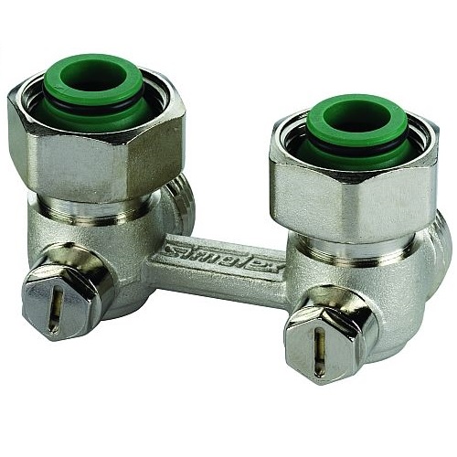 Узел MEIBES нижнего подключения 1/2" НР*3/4" НР-евроконус, угловой
